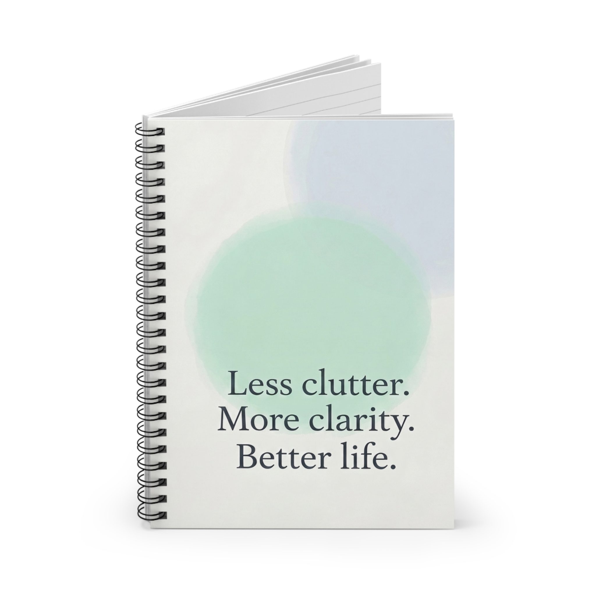 The Clarity Cover Spiral Notebook | Minimalist Beginnings Signature Series - Image 2