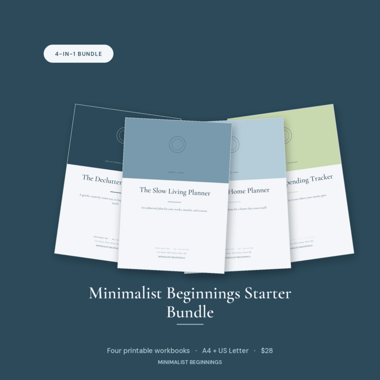 Minimalist Home Planner Bundle