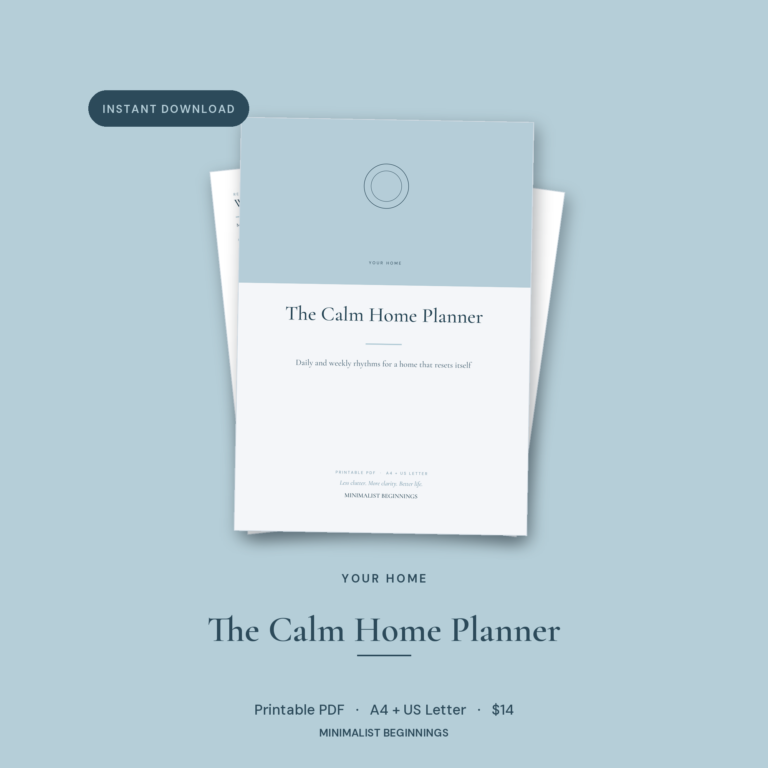 The Calm Home Planner