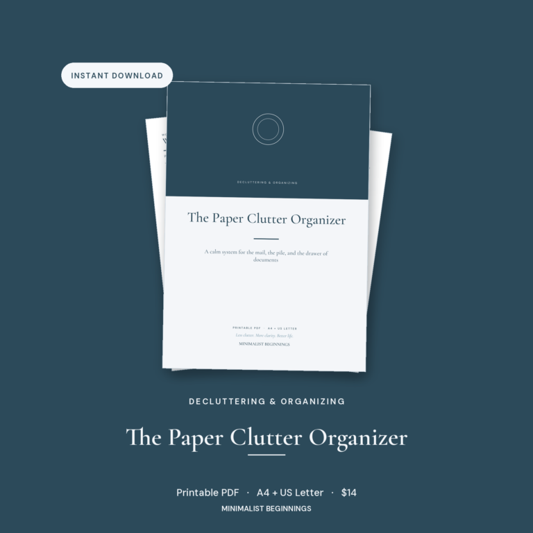 The Paper Clutter Organizer