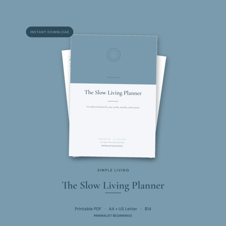 The Slow Living Planner