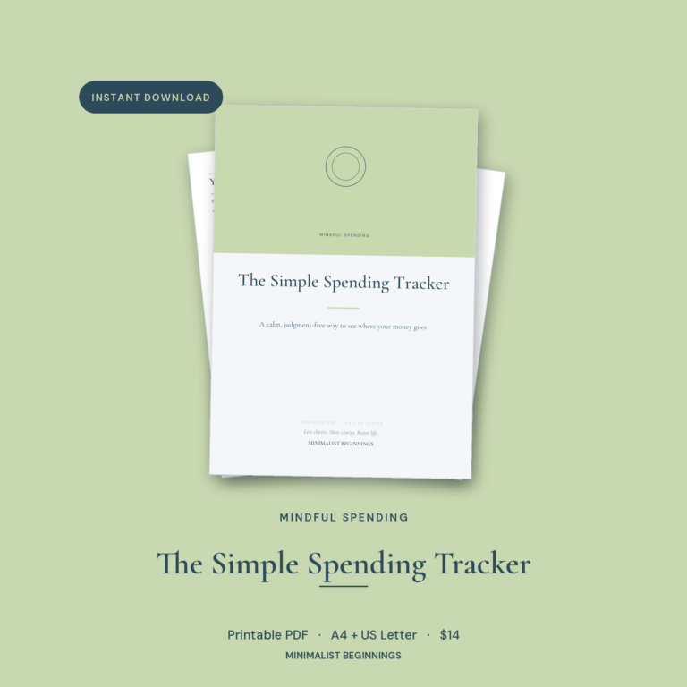 The Simple Spending Tracker